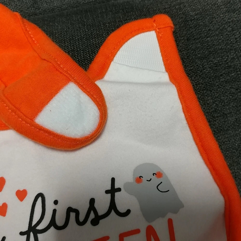 Carter's My First Halloween Baby Bib 100% Cotton